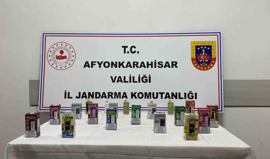 AFYONKARAHİSAR’DA ELEKTRONİK SİGARA YAKALANDI