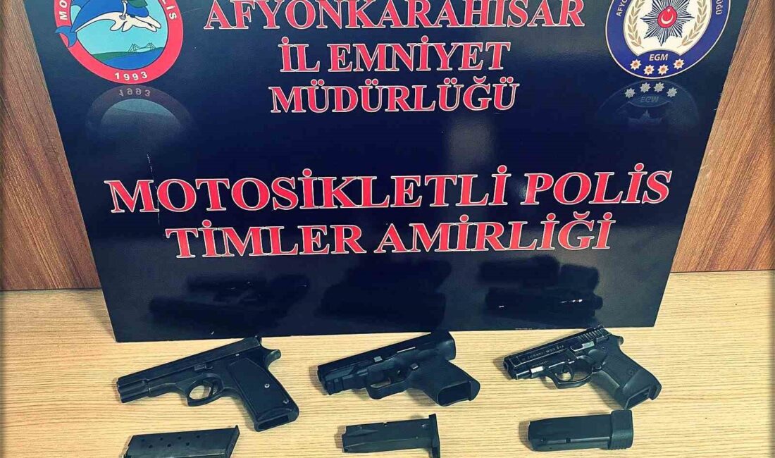 Afyonkarahisar’da polis 1 haftalık denetim raporunu açıkladı