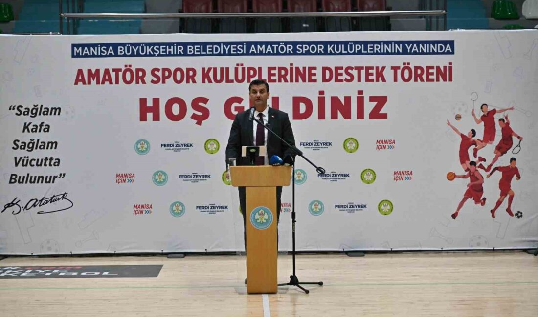 AMATÖR SPOR KULÜPLERİNE DESTEĞİNİ