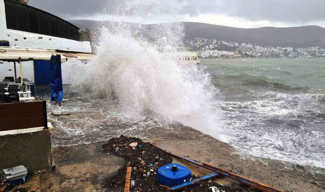 BODRUM-KAŞ ARASI DENİZLERDE FIRTINA