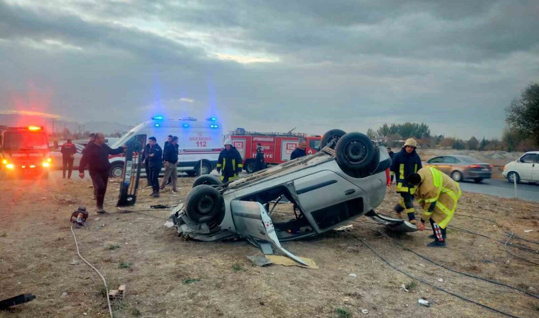 AFYONKARAHİSAR’DA CEZAEVİNDEKİ KOCASINI ZİYARET