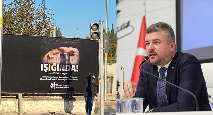 Buca Belediyesi, Atatürk billboardlarına