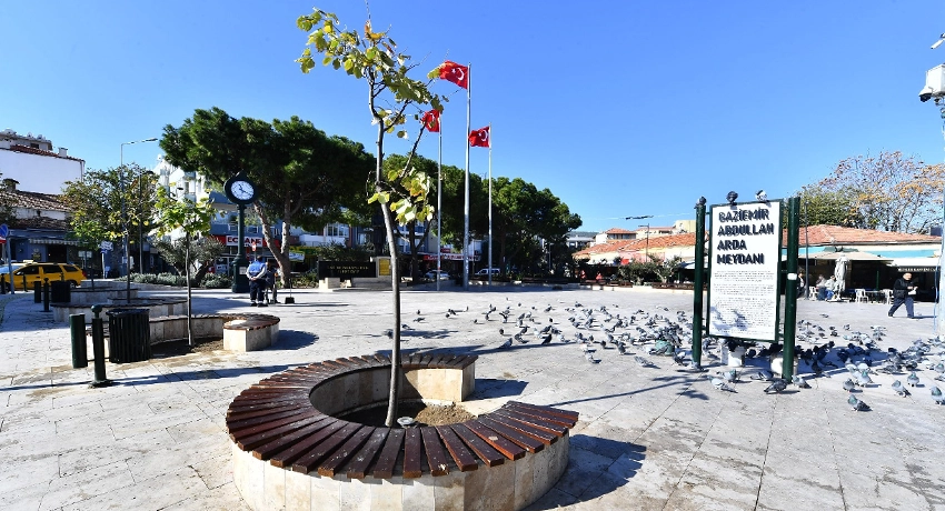 İzmir Büyükşehir’den Gaziemir’in kalbine estetik dokunuş