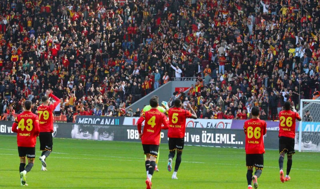 GÖZTEPE, KONYASPOR MAÇINDAKİ SAHA