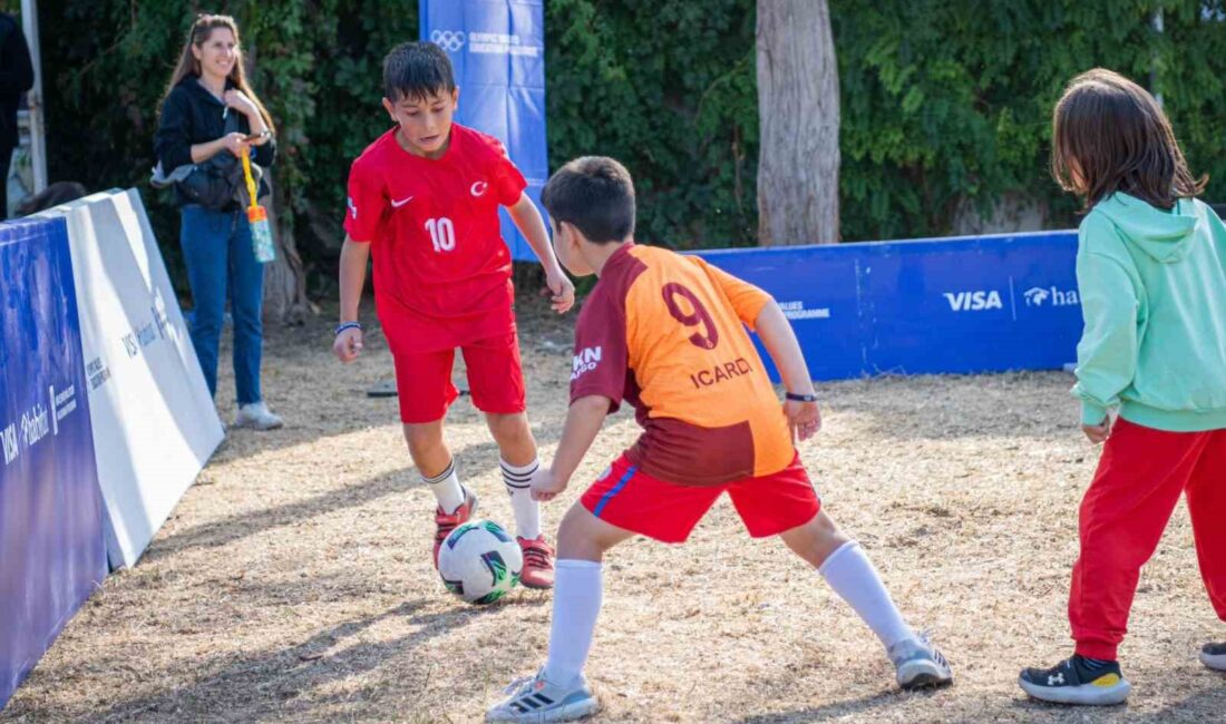 KUŞADASI'NDA ÇOCUKLAR OLİMPİK SPOR