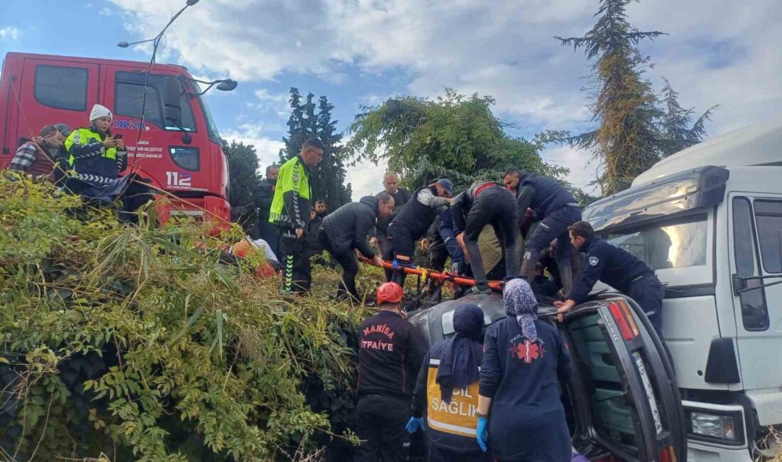 MANİSA’NIN SALİHLİ İLÇESİNDE SÜRÜCÜSÜNÜN