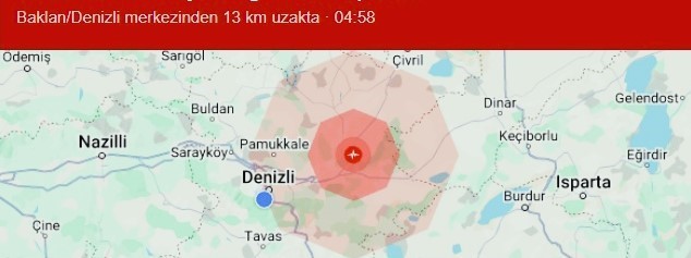 Denizli’de merkez üssü Baklan