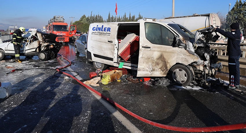 Muğla'da meydana gelen zincirleme