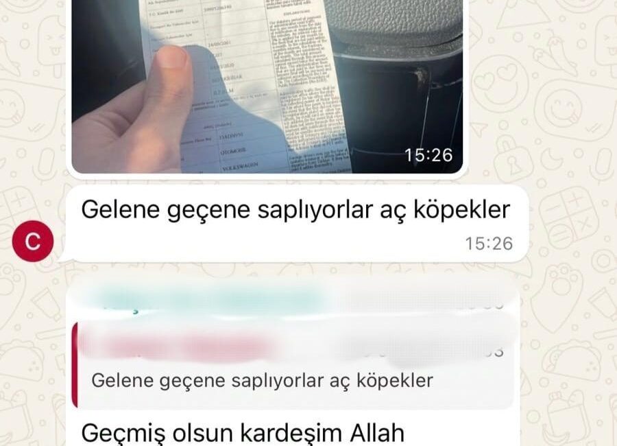 WHATSAPP GRUBUNDAKİ YAZIŞMA