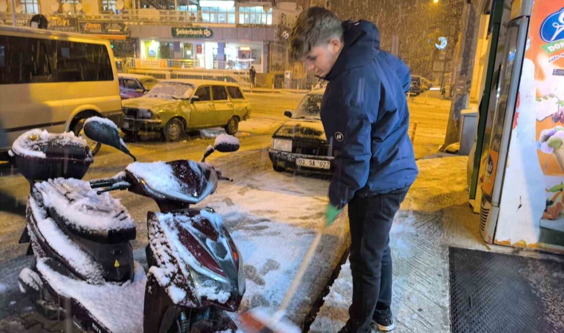 METEOROLOJİNİN UYARILARI SONRASI AFYONKARAHİSAR'DA