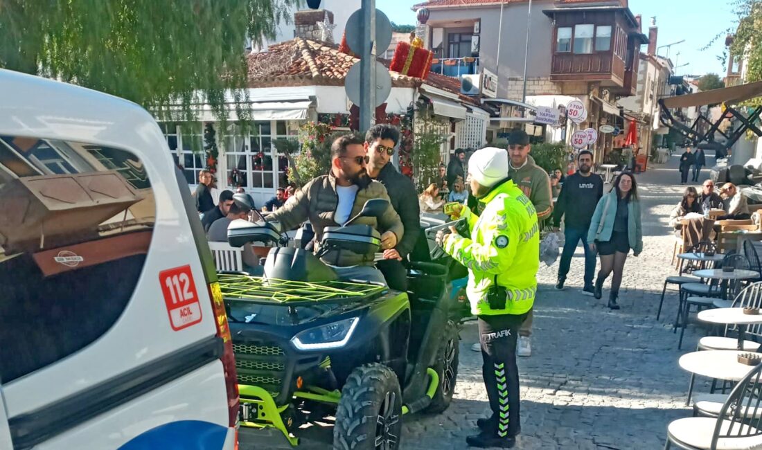 ÇEŞME’DE MOTOSİKLET DENETİMLERİNDE 23