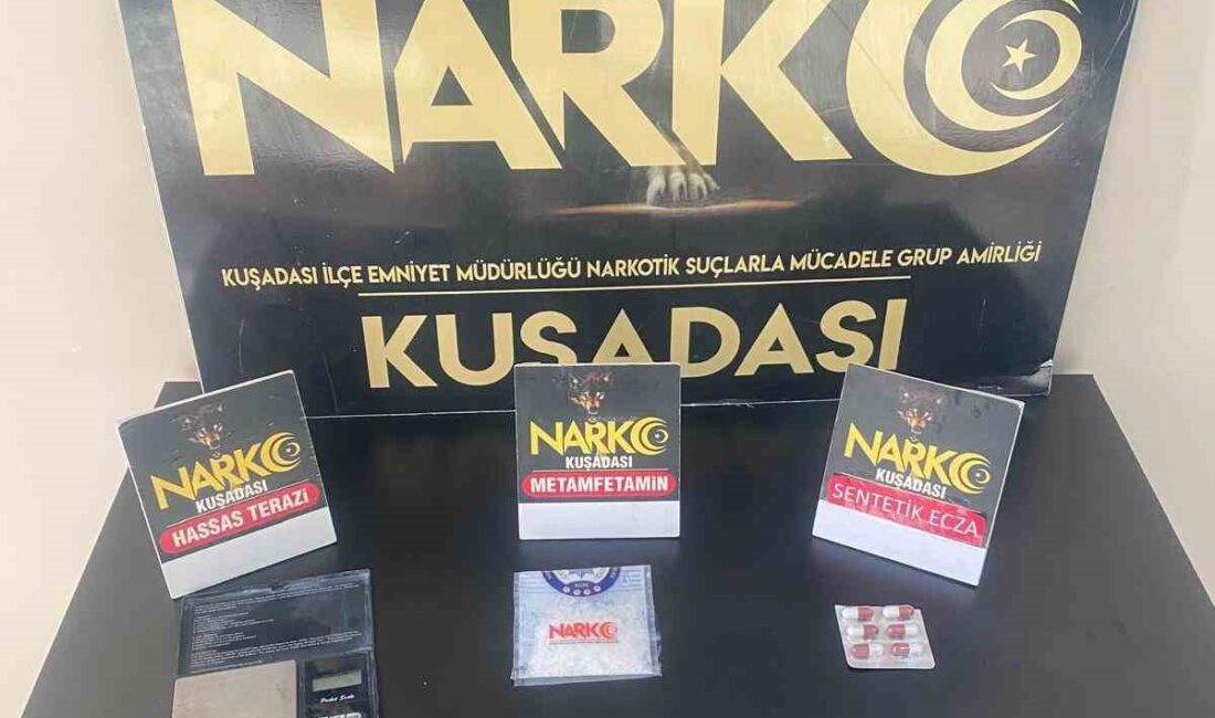 AYDIN'IN KUŞADASI İLÇESİNDE NARKOTİK