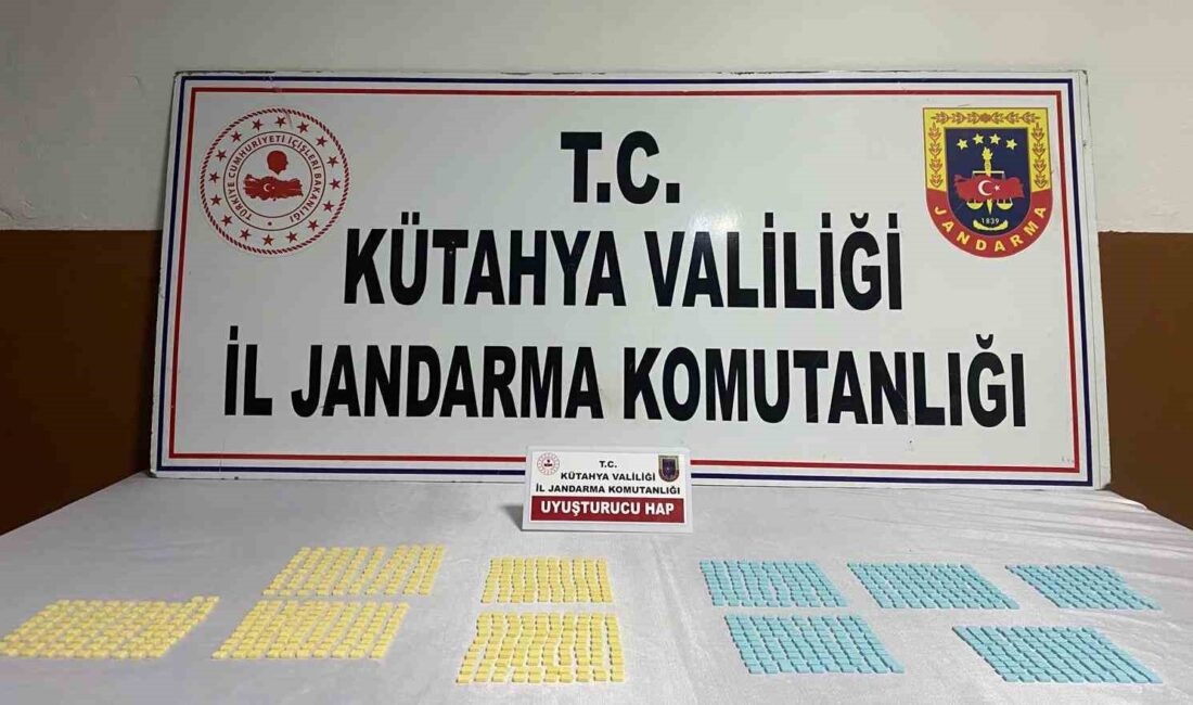 KÜTAHYA’DA 966 ADET UYUŞTURUCU