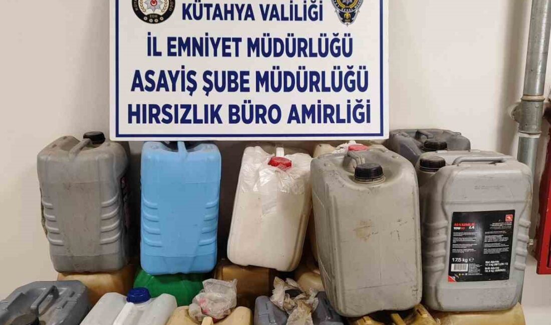 KÜTAHYA'DA, ÇALIŞTIĞI KURUMDAN MAZOT