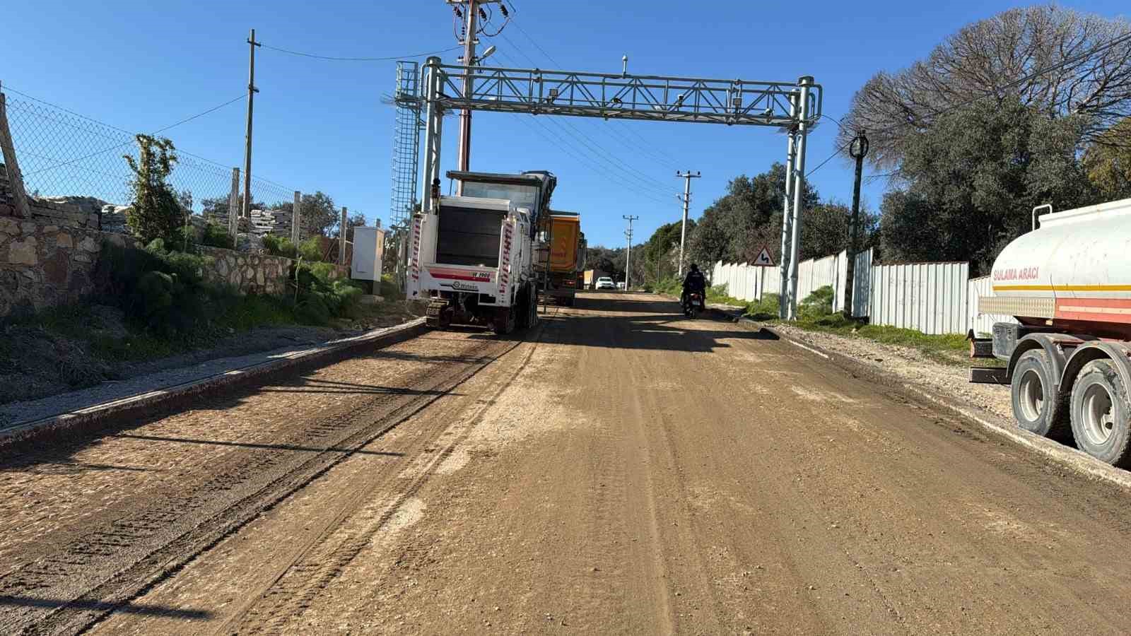 Büyükşehir’den Bodrum’a 28 Milyonluk yol yatırımı