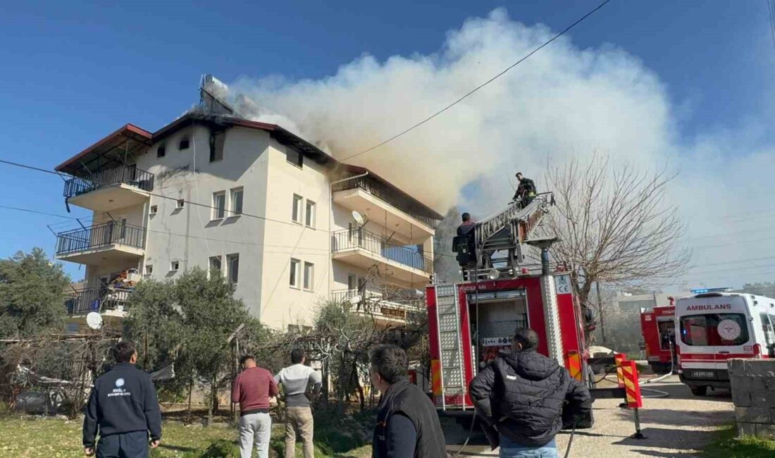 Muğla’nın Fethiye ilçesinde çatı