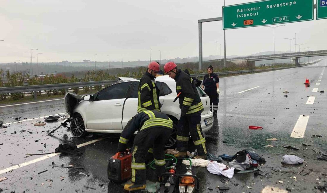 MANİSA’NIN KIRKAĞAÇ İLÇESİNDE YOL