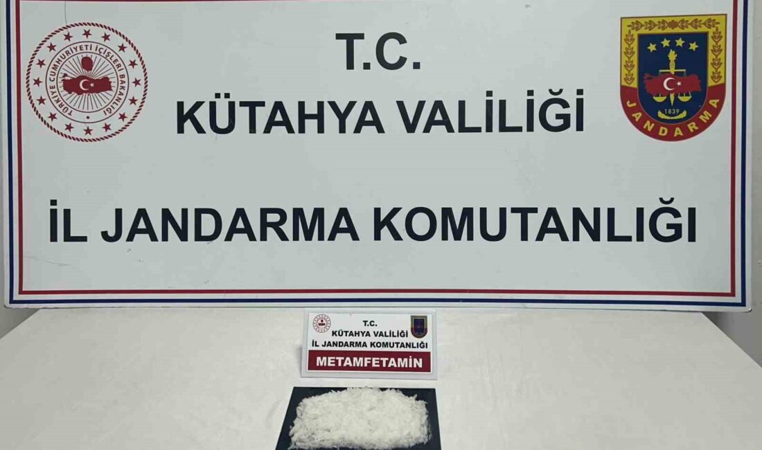 KÜTAHYA'DA JANDARMADAN UYUŞTURUCU OPERASYONU: