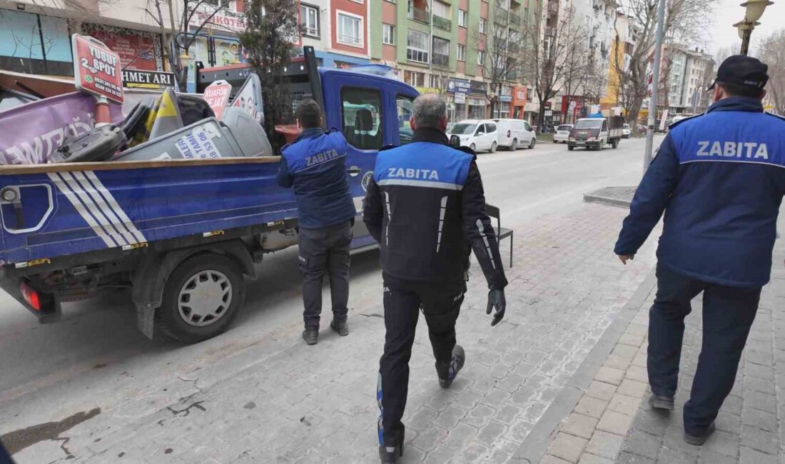 KÜTAHYA'DA ZABITADAN KALDIRIM İŞGALCİLERİNE