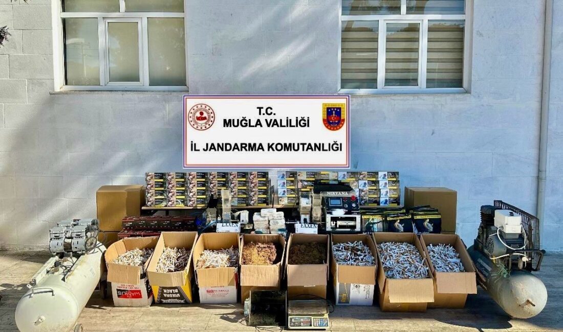 MUĞLA’DA JANDARMADAN KAÇAK TÜTÜN