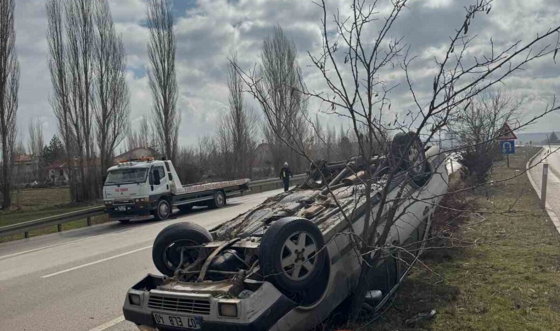 AFYONKARAHİSAR’DA KONTROLDEN ÇIKARAK ORTA