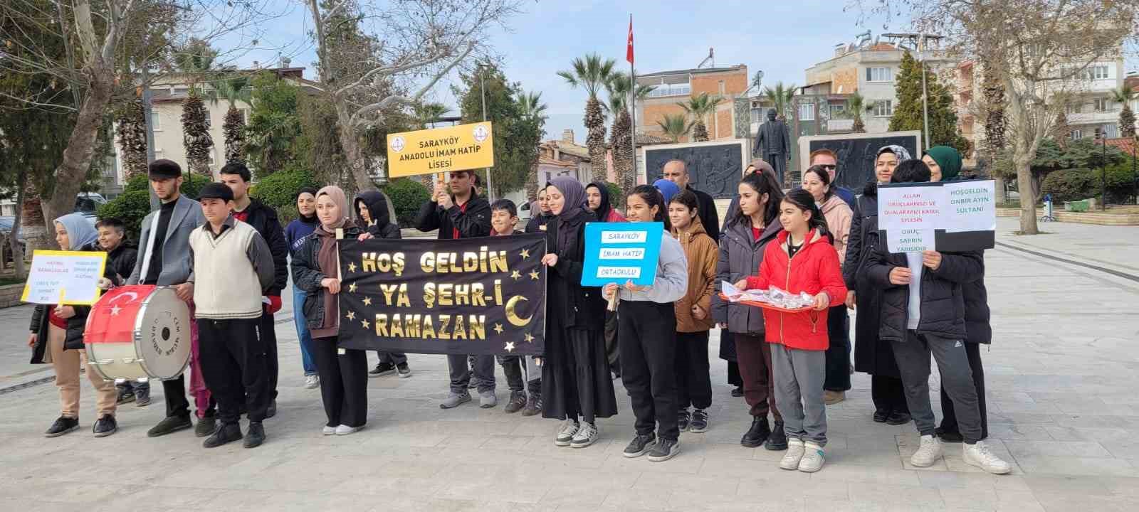 Sarayköylü minikler Ramazan ayını coşkuyla karşıladı