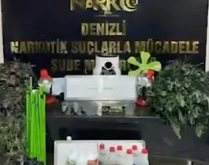 DENİZLİ'DE OPERASYONLA YAKALANAN ŞÜPHELİ